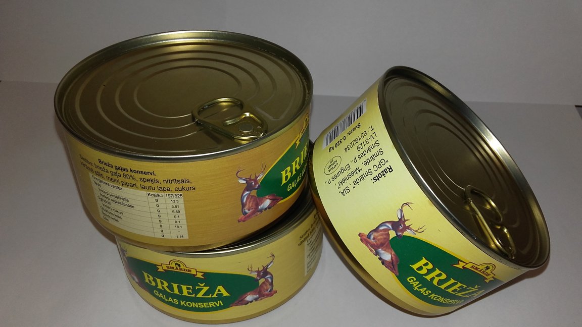 Venison canned
